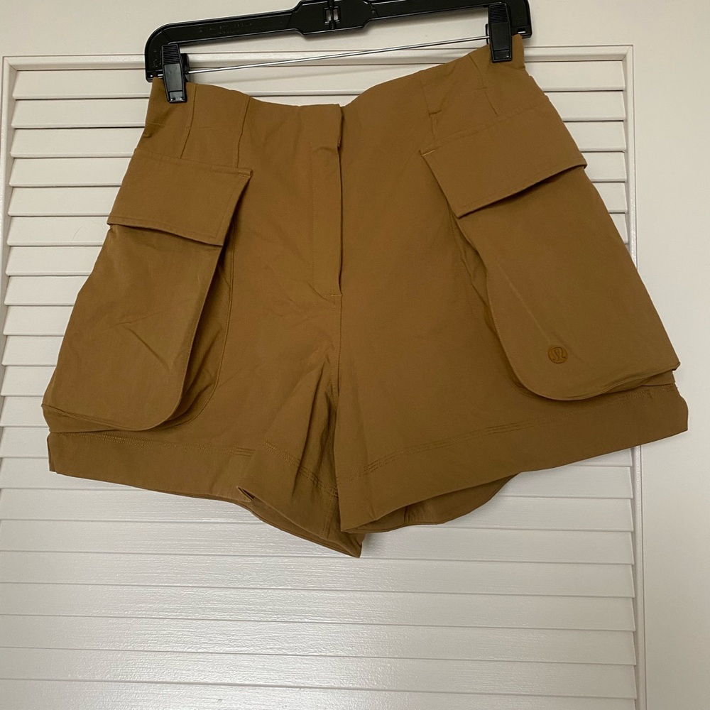 Lululemon Brown Cargo Shorts